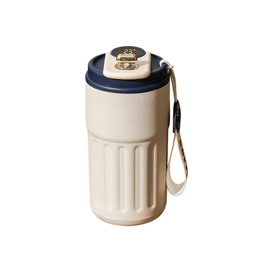 450ML Stainless Steel Thermos Bottle Smart Display Temperature Coffee Cup Portable Vacuum Mug Keep Cold and Heat Vacuum Flask